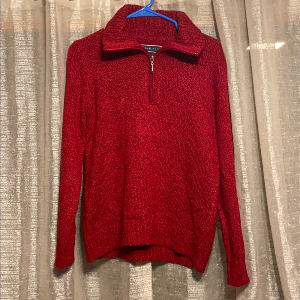 Karen Scott Quarter Zip
